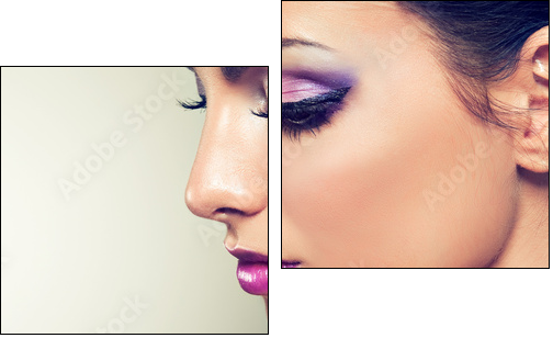 Beauty Portrait  - Obraz dwuczęściowy, Dyptyk