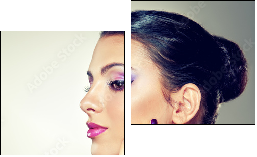 Beauty Portrait  - Obraz dwuczęściowy, Dyptyk