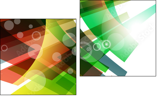 abstract background  - Obraz dwuczęściowy, Dyptyk