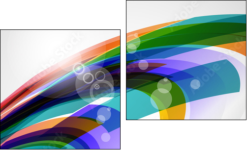 Abstract background, vector illustration  - Obraz dwuczęściowy, Dyptyk