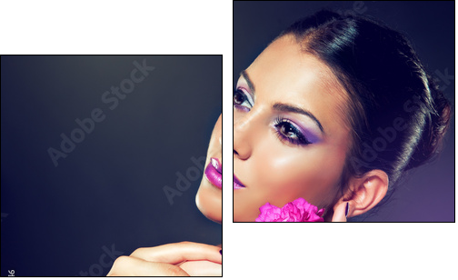 Beauty Portrait  - Obraz dwuczęściowy, Dyptyk