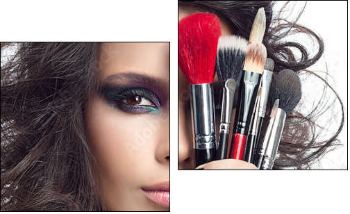 woman beauty  - Obraz dwuczęściowy, Dyptyk