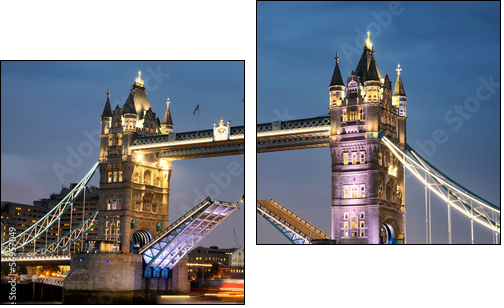 Tower Bridge  - Obraz dwuczęściowy, Dyptyk