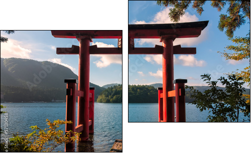 Torii Gate  - Obraz dwuczęściowy, Dyptyk