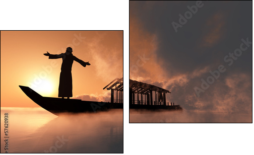 The priest.  - Obraz dwuczęściowy, Dyptyk