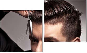 hairdresser  - Obraz dwuczęściowy, Dyptyk