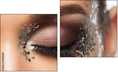 Eye Makeup  - Obraz dwuczęściowy, Dyptyk