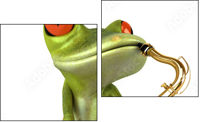 Frog  - Obraz dwuczęściowy, Dyptyk