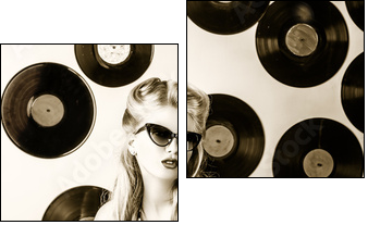 sunglasses  - Obraz dwuczęściowy, Dyptyk