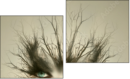 What do you see  - Obraz dwuczęściowy, Dyptyk