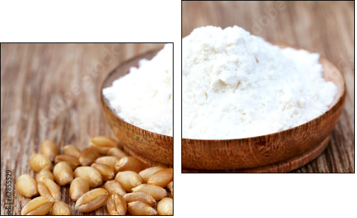 Wheat and flour  - Obraz dwuczęściowy, Dyptyk