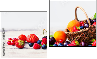 Berries  - Obraz dwuczęściowy, Dyptyk