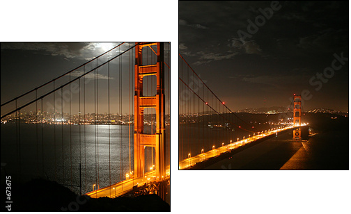 Golden Gate – pomost do sukcesu
 - Obraz dwuczęściowy, Dyptyk