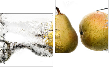 Pears strike  - Obraz dwuczęściowy, Dyptyk
