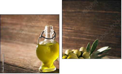 olive oil  - Obraz dwuczęściowy, Dyptyk