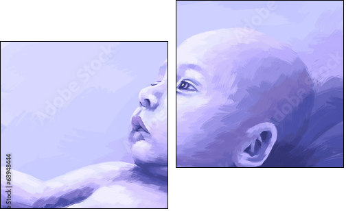 Child  - Obraz dwuczęściowy, Dyptyk