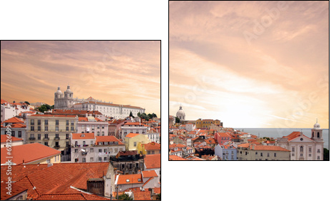 Portugal - Lisbon  - Obraz dwuczęściowy, Dyptyk