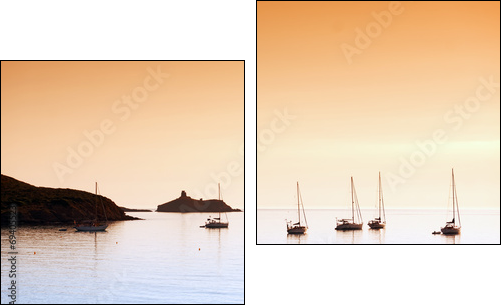 littoral du cap Corse  - Obraz dwuczęściowy, Dyptyk