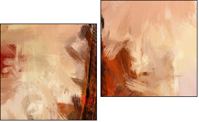 Paris GemÃ¤lde Eiffelturm Eifelturm Bild Kunst ÃlgemÃ¤lde  - Obraz dwuczęściowy, Dyptyk