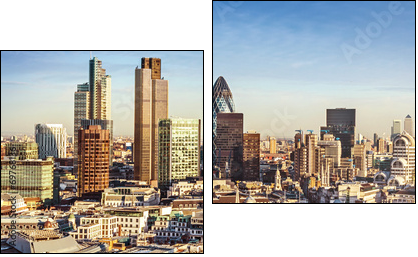 City of London  - Obraz dwuczęściowy, Dyptyk