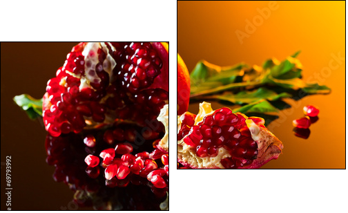 pomegranate  - Obraz dwuczęściowy, Dyptyk