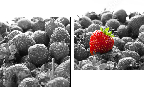 Business Advertising. Stand Out. Business concept.  - Obraz dwuczęściowy, Dyptyk