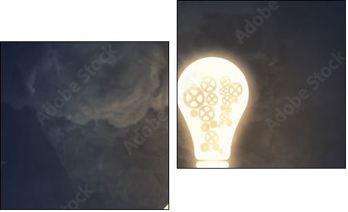 Strategy thinking  - Obraz dwuczęściowy, Dyptyk