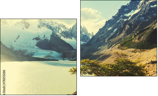 Cerro Torre  - Obraz dwuczęściowy, Dyptyk