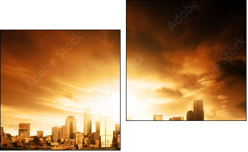 Miejskie przesilenie – panorama
 - Obraz dwuczęściowy, Dyptyk