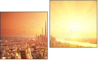 Nowy Jork – miasto przyszłości
 - Obraz dwuczęściowy, Dyptyk