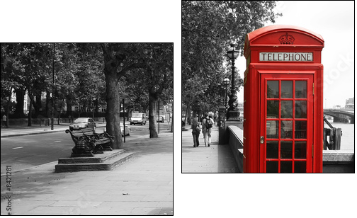 Budka telefoniczna – londyński łącznik
 - Obraz dwuczęściowy, Dyptyk