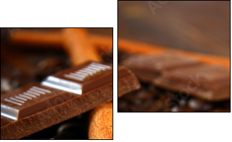 Gorzka czekolada z cynamonem
 - Obraz dwuczęściowy, Dyptyk