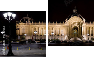 Pałacyk Petit Palais nocą- Paryż
 - Obraz dwuczęściowy, Dyptyk
