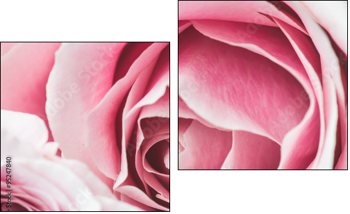 Na górze różowe róże
 - Obraz dwuczęściowy, Dyptyk
