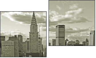 Monumentalny Manhattan
 - Obraz dwuczęściowy, Dyptyk