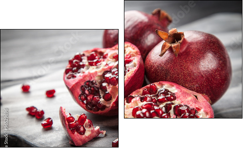 Rajskie jabłuszka - pełnia smaku - Obraz dwuczęściowy, Dyptyk