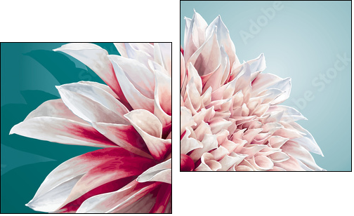 Dahlia - Obraz dwuczęściowy, Dyptyk