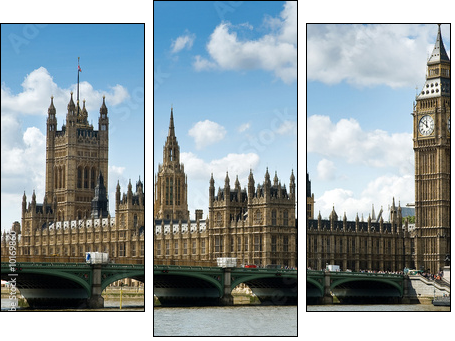 Westminster – królewska siedziba made in GB
 - Obraz trzyczęściowy, Tryptyk