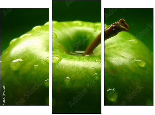 Zielone jabłuszko – aromat natury
 - Obraz trzyczęściowy, Tryptyk