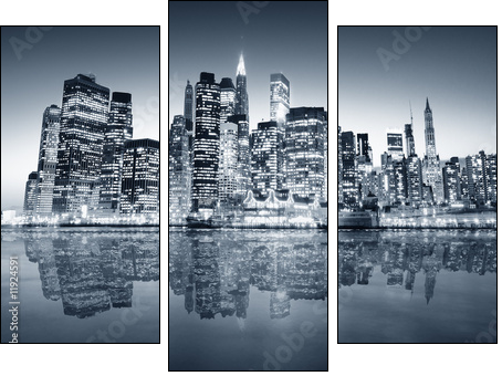 Stalowy Manhattan – potęga Nowego Yorku
 - Obraz trzyczęściowy, Tryptyk