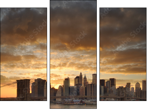 Niebo nad Nowym Yorkiem
 - Obraz trzyczęściowy, Tryptyk