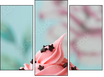 Babeczka cupcake
 - Obraz trzyczęściowy, Tryptyk