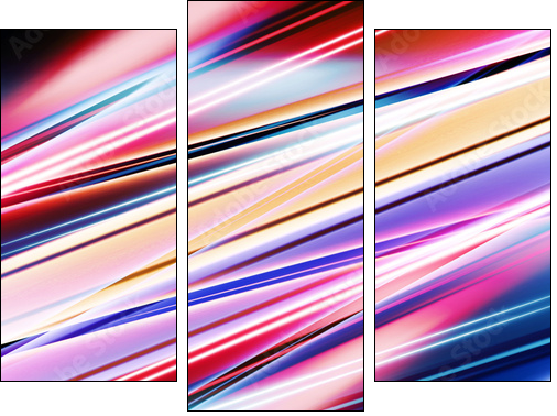 multicolored abstract background for design - Obraz trzyczęściowy, Tryptyk