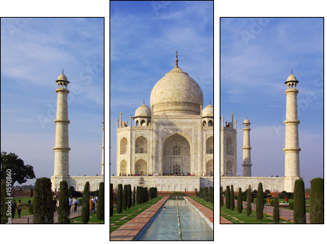 Tadż Mahal na skraju dnia
 - Obraz trzyczęściowy, Tryptyk