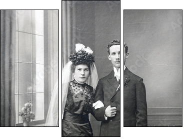 Portret ślubny z tamtych lat
 - Obraz trzyczęściowy, Tryptyk