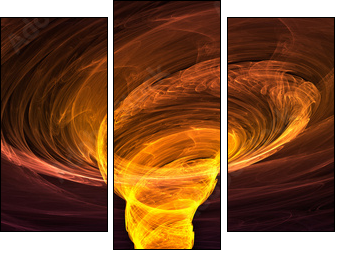 Tornado ognia – grafika
 - Obraz trzyczęściowy, Tryptyk