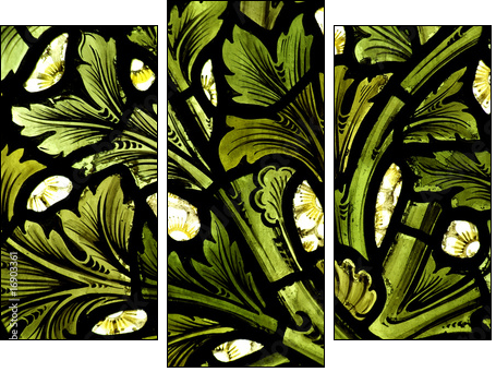 Szkło kwiatem malowane
 - Obraz trzyczęściowy, Tryptyk