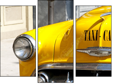 Żółta taksówka
 - Obraz trzyczęściowy, Tryptyk