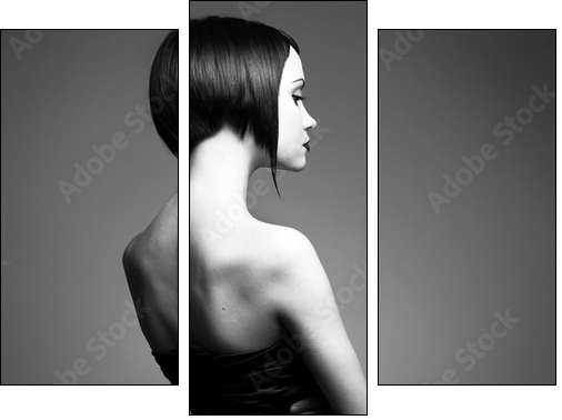 Kobieta – elegancka symetria
 - Obraz trzyczęściowy, Tryptyk
