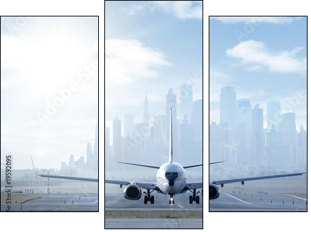 Mocne przyziemienie – lądowanie w wielkim mieście
 - Obraz trzyczęściowy, Tryptyk